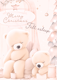 pink Fluffy bear falls asleep 10_2