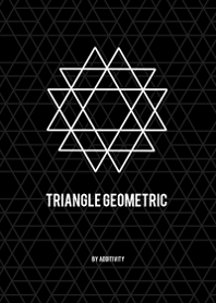 Triangle Geometric Star - Black