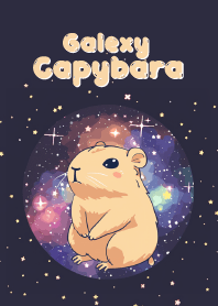 capybara in galaxy