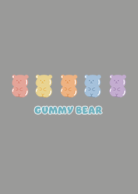yammy gummy bear / dim grey