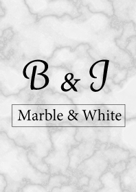 B&I-Marble&White-Initial