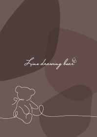 Line drawing bear_13