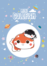 Goldfish Mini Cute Galaxy Light Blue