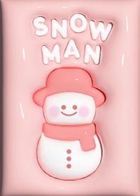 Plump Snowman [red]