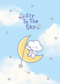 fly to the sky.