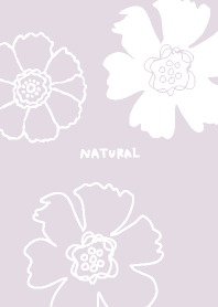 2 kinds of white flower Purple Japan