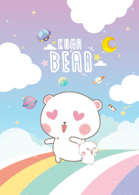 Kuma Sky Galaxy Love Violet