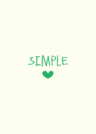 Simple <Handwritten> Green&White