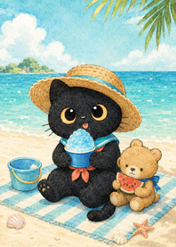 Ruu the Black Cat Summer Vacation