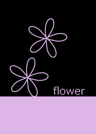 Two color and simple flower 8 from J