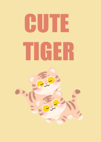 Yellow x cute tiger