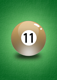 Billiard ball*11*eleven*November*