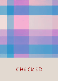 CHECKED LIGHTBLUE PINK - BROWN 8