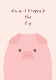 Animal Portrait - The Pig