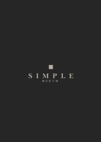 MATTE BLACK -SIMPLE SQUARE- 18