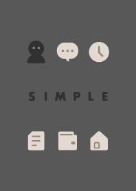 Black Beige - Simple Icon.