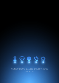 COMET BLUE LIGHT ICON THEME