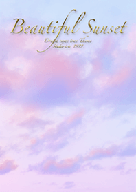 Beautiful Sunset pale colour*