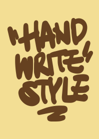 STRBROS - HANDWRITE 1.0 YELLOW 03