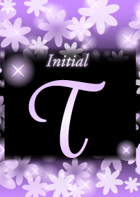 T-Initial-Flower-Purple&black