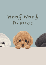 Woof Woof - Toy poodle - BLUE GRAY