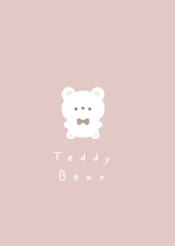 泰迪熊 /pink beige.