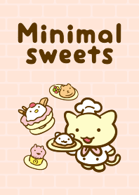 Minimal sweets "cafe"