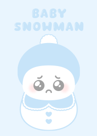 snowman baby [blue]