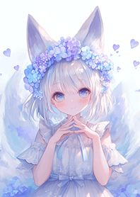 紫繡球の狐狸天使❤️