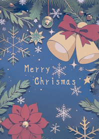 Celebrate romantic Christmas(grey blue)