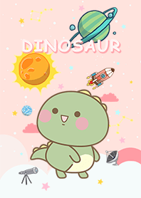 misty cat-Dinosaur galaxy pink3