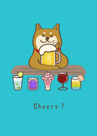 可愛的阿柴酒吧！(薄荷藍色)