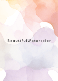 Beautiful Watercolor-NATURAL COLORFUL