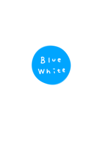 White * blue.
