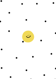 A small polka dot pattern and a smile.