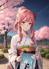 Musim Sakura Ukiyo-e RRIlA