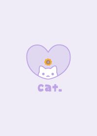貓 向日葵 [紫色]