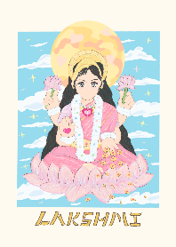 Goddess Lakshmi (anime retro)
