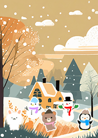 可愛い北欧風着せかえ(Winter-991)