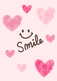 Smile watercolor heart-7-