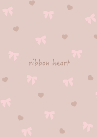 ribbon hearts/pink9