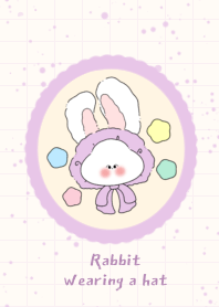 Rabbit wearing a hat2