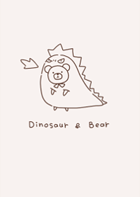 A bear and a costume dinosaur1.