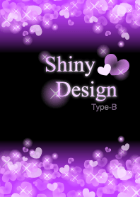 Shiny Design Type-B 紫＆ハート