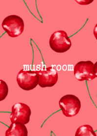 Botanical cherry pink mush