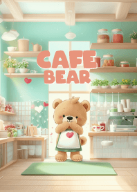น้องหมีแบรรี่ในคาเฟ่