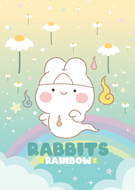 Rabbit Rainbow - Flower Cutie