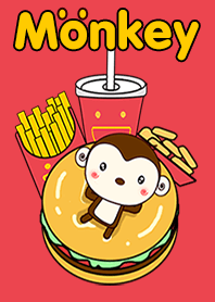 Monkey with Food
