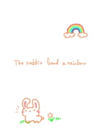 Rabbit and Rainbow simple theme