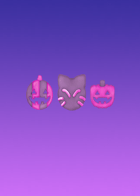 Peach Halloween Cookie